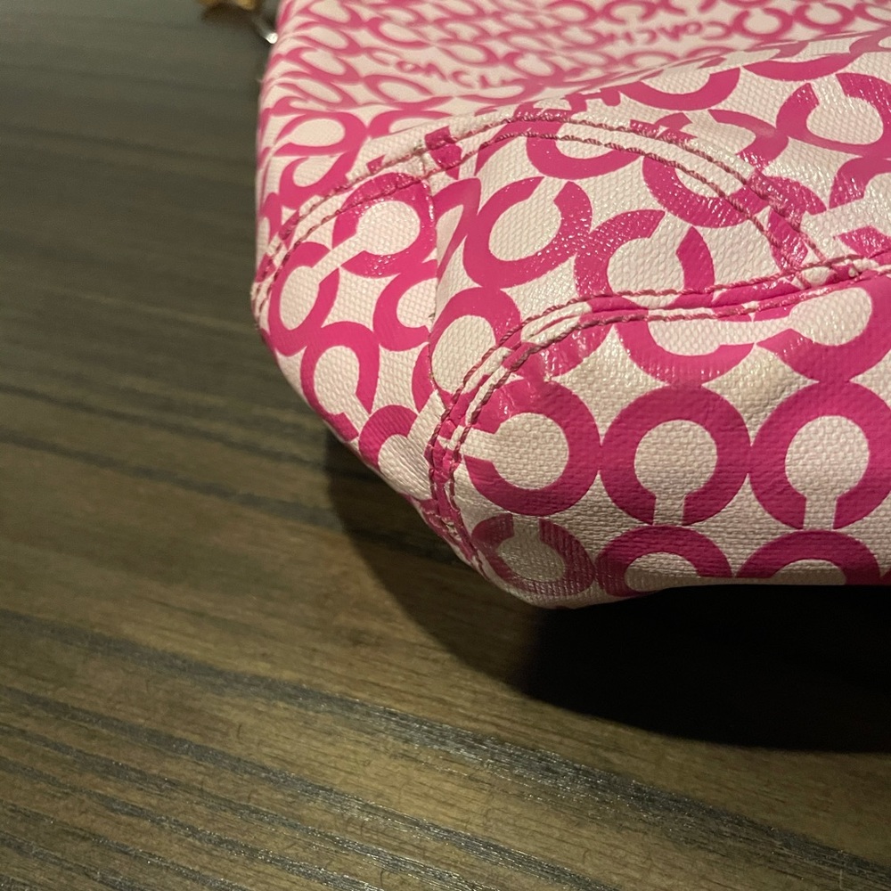 Pink Coach Purse - Picture 6 of 7